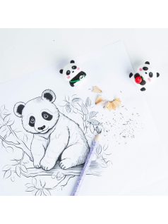 Pandás radír és hegyező, Kidea