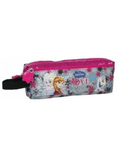   Jégvarázs tolltartó, beledobálós, szögletes, KL18, Elsa, Anna és Olaf