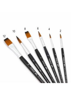 Ecset készlet 7 db-os, festőpalettával, Kidea