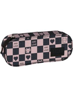   Pepita tolltartó, beledobálós, ovális, BackUp, 2025, A15, axolotl mintával