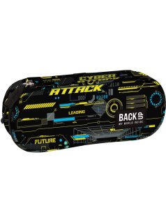   Fiús tolltartó, beledobálós, ovális, BackUp, 2025, A50, fekete-sárga, Cyber Attack