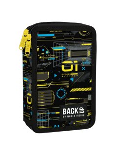   Fiús tolltartó, 2 emeletes, töltött, BackUp, 2025, DW50, fekete-sárga, Cyber Attack