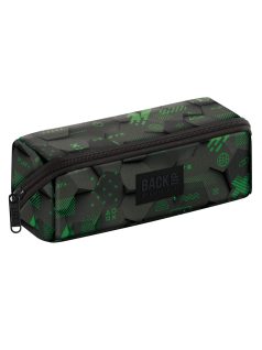   Fiús tolltartó, beledobálós, ovális, BackUp, 2025, K63, sötétszürke-zöld