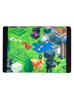Minecraft mintás pénztárca, 12x8cm, DF40, Game