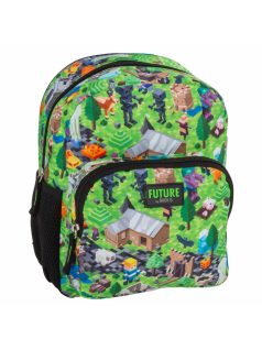   Minecraft mintás hátizsák, 2 rekeszes, 29x24x14cm, DF37, Game