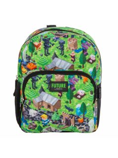   Minecraft mintás hátizsák, 2 rekeszes, 29x24x14cm, DF37, Game