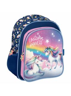   Unikornis hátizsák, 2 rekeszes, 29x24x14cm, JR16, Unicorn Powers
