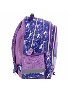 Lovas hátizsák, 38x28x18cm, KO25, lila