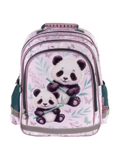 Pandás hátizsák, 38x28x18cm, PA11, két panda