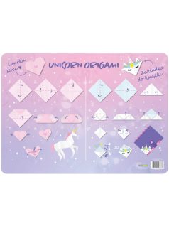 Unikornis asztali alátét, 30x40cm, JR15, lila