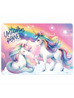 Unikornis asztali alátét, 30x40cm, JR16, Unicorn Powers