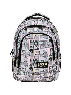   Manga hátizsák, iskolatáska, 3 rekeszes, 42x30x20cm, Back Up 2024, X02