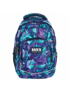   Lányos hátizsák, iskolatáska, 4 rekeszes, 42x30x20cm, BackUp, 2025, A35, kék-lila