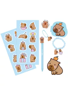   Zsákbamacska Blind-Box apró meglepetésekkel (matricák, karkötő, toll, stb.), Kidea