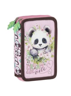 Pandás tolltartó, 2 emeletes, töltött, PA10