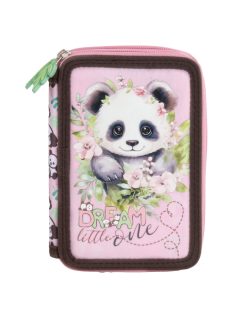 Pandás tolltartó, 2 emeletes, töltött, PA10