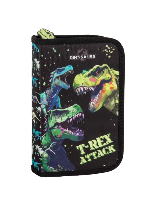 Dinoszaurusz tolltartó, klapnis, töltött, DN20, T-Rex Attack