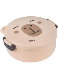 Kapibara uzsonnás doboz, rekeszes, kerek, 0,95l