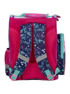   Lovas ergonómikus iskolatáska 37x27x16cm, KO23, rózsaszín-kék