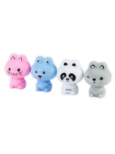   Állatos hegyező, tartályos, 1 lyukú, 4 féle változat (cica, kutya panda, maci), Kidea, 1 db
