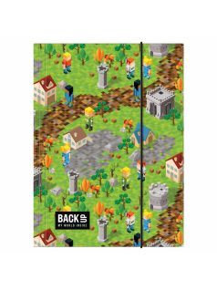 Minecraft mintás gumis mappa A/4, BackUp, 2025, A61