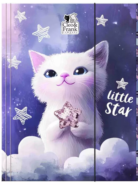 Cleo and Frank gumis mappa A/4, CF47, cicás, little star