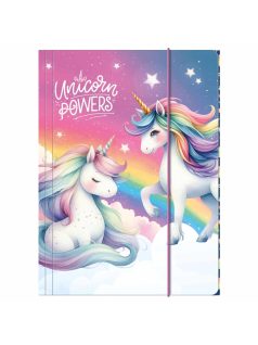 Unikornis gumis mappa, A/4, JR16, Unicorn Powers