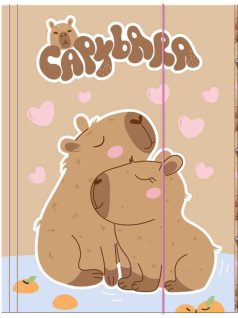 Kapibara gumis mappa A/4, KB10, két szerelmes kapibara