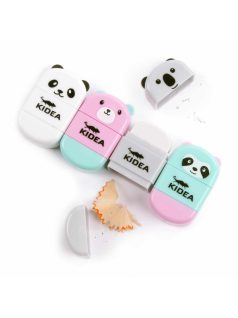   Hegyező, tartályos, 1 lyukú,  radírral, Kidea, többféle 