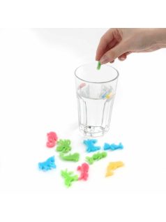   Kapszulafigurák, fürdőjáték, 12 db-os, vizi lények, Kidea