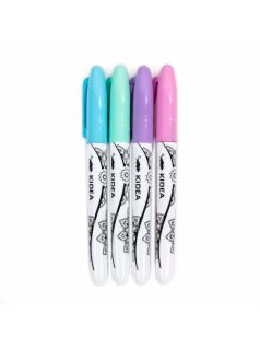   Színezhető ablakmatrica készlet 4 db filctollal, 3 minta/szett, lányos, Kidea