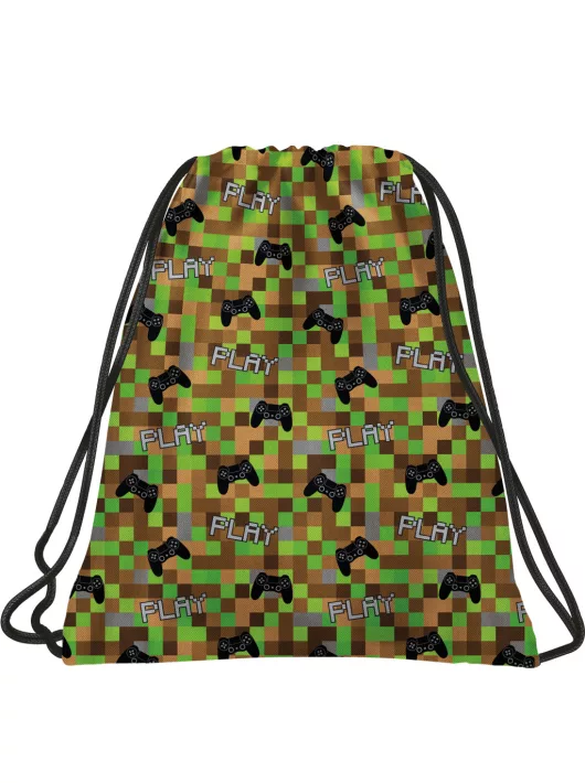 Minecraft mintás tornazsák, 41x35cm, BackUp, 2026, A81, Play
