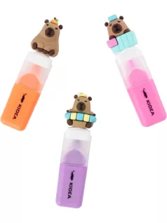   Kapibara szövegkiemelő, 3 színnel (narancs, lila, rózsaszín), Kidea