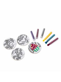   Kreatív, csillogó alátétkészítő csillámporral, Fairy, Kidea