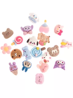 3D figura szett, Candy drops, kb. 20 db/szett