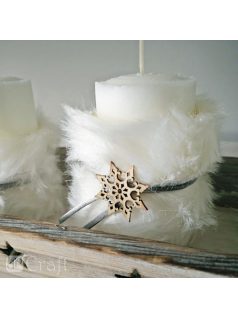 Fa formák, hópehely, 45 db/szett