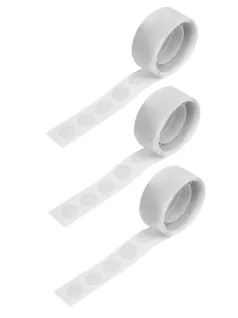   Ragasztó, kétoldalú öntapadós pöttyök, 10mm, 3 tekercs (3x100 db)