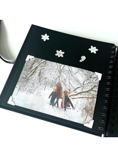 Fotósarok, öntapadós, 2x2cm-es, 48 db-os, fehér