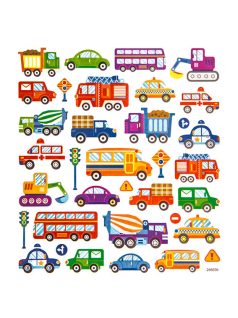 Matrica, járművek, 15x17cm