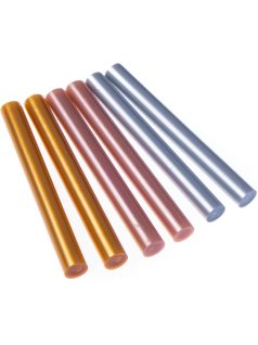   Ragasztó stick ragasztópisztolyhoz, 11x100mm, 6 db/csomag, metál színek