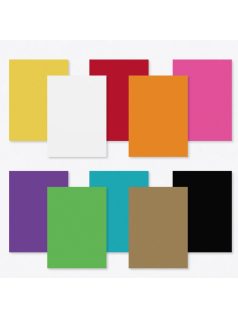 Színes karton, fotókarton, A/4, 180g, 10 szín, 20 lap/cs