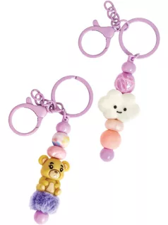 Csináld magad kulcstartó, 9 db-os készlet, Lavender Bear