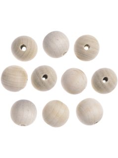 Fa golyók, 25mm, 10 db/csomag