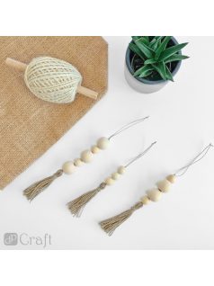 Fa golyók, 25mm, 10 db/csomag