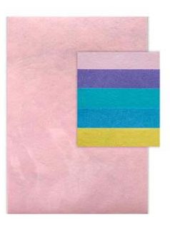 Filclapok, A/4, 5 db, pasztell színek