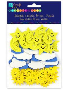   Dekorgumi, öntapadós, égbolt, 56 db-os (nappal és éjszaka)