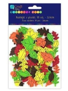 Dekorgumi, öntapadós, őszi levelek, 90 db-os