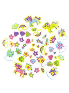 Dekorgumi, öntapadós, unikornisok, 50 db-os