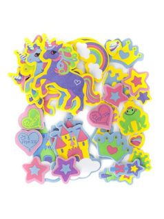 Dekorgumi, öntapadós, unikornisok, 50 db-os