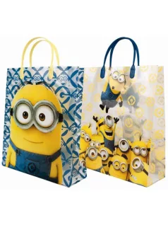   Minions, Minyonok ajándéktáska 40x27 cm, műanyag, 2 féle